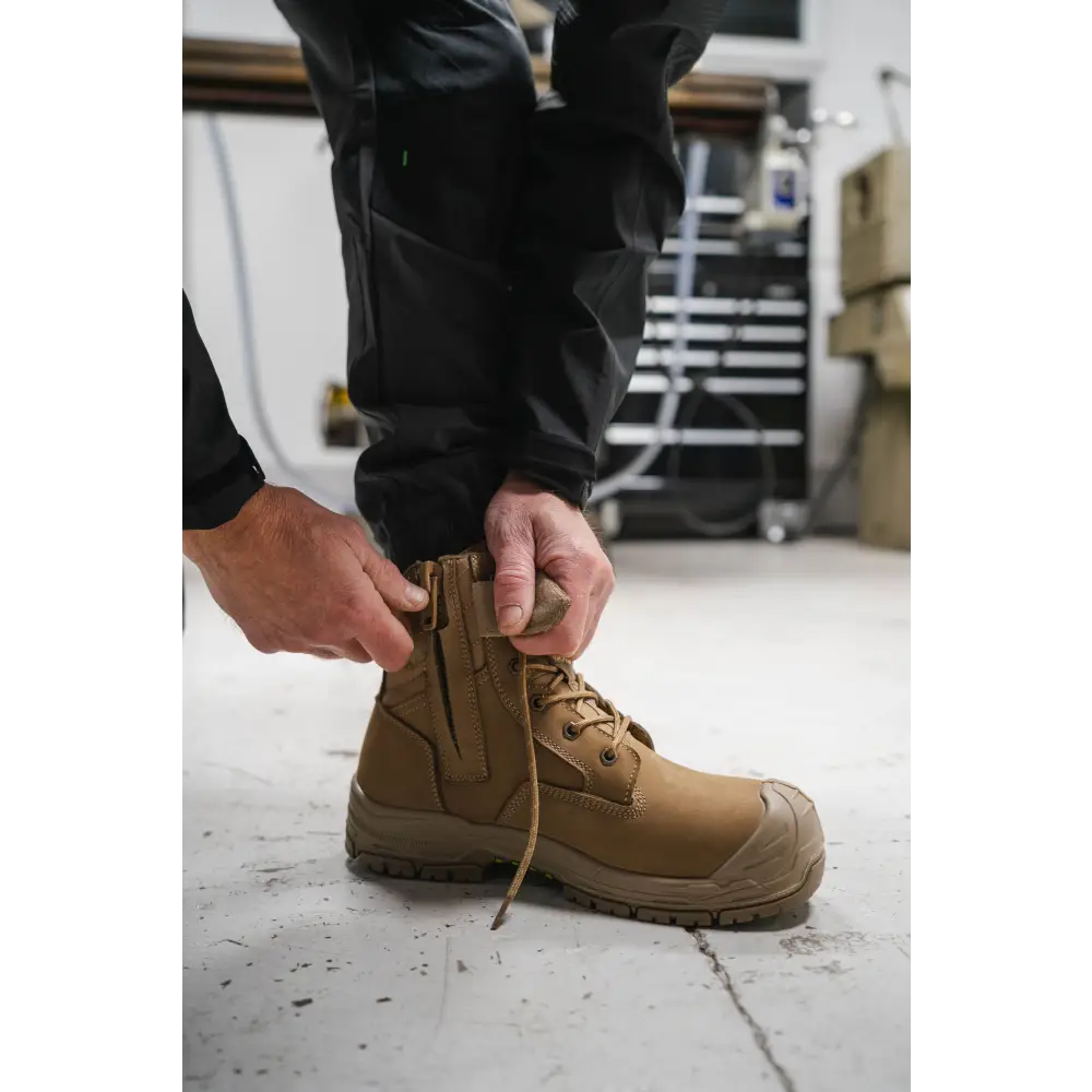 Apache water resistant boot with blaklader workwear