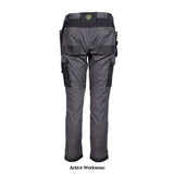 Grey Apache Sudbury Stretch Slim Fit Work Trouser APKHT replacement -SUDGRYBLK Kneepad Trousers APACHE Active-Workwear. Your perfect work-comfort balance can be found in the SUDBURY work trouser. Our new lightweight, slim fit, stretch trouser is manufactured to make your working day more comfortable. The stretch rip-stop fabric, stretch yoke and gusset paired up with the elasticated waistband ensures the trouser allows freedom of movement whilst on site. Cordura features on the holster pockets