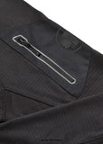 Technical lightweight fleece mid layer workwear top with ¼ zip neck