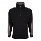 Avocet contrast quarter zip sweatshirt uniform jumper-1288