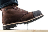 B301 buckbootz tough as nails sb p hro src chocolate oil leather goodyear welted safety lace boot