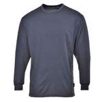 Base layer wicking thermal top long sleeved crew neck portwest b133