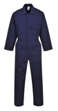 Basic coverall boilersuit stud front portwest 2802