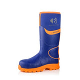 Bbz8000 buckbootz s5 360° high visibility neoprene/rubber safety wellington boot with ankle protection - ultimate