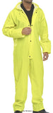 Beeswift B-Dri Nylon Budget Waterproof Coverall one piece rain suit - Nbdc Lightweight with PVC coating to reverse. Concealed hood, Plastic front zip with storm flap. Studded cuffs and ankles. Fully taped seams. 