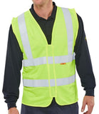 Beeswift flame retardant hi vis class 2 vest en471 app g - cfrwc