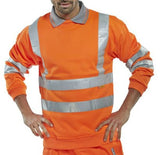 Beeswift hi vis sweatshirt jumper class 3 en471