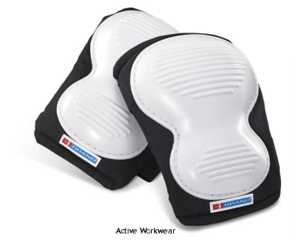 Beeswift Poly Ridged External Knee Pad knee protector - Bbkp03 Accessories Belts Kneepads etc Active-Workwear Deluxe model offering excellent protection. Made using non marking material. Rubber-like surface with grip ridges help prevent sliding and slipping. Velcro Adjustable straps. 