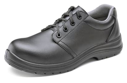 Beeswift vegan microfibre tie safety shoe s2 steel toe cap catering and hospitality- cf823