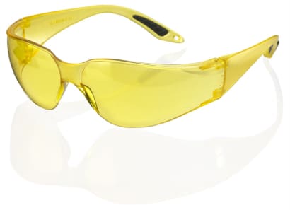 Beeswift vegas safety spectacles yellow lens (pack of 10) - bbvs