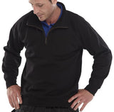 Beeswift Workwear Quarter Zip Sweatshirt uniform jumper -CLQZSS Workwear Jackets & Fleeces BeeSwift Active-Workwear