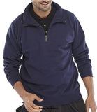 Click Workwear Quarter Zip Sweatshirt-CLQZSS - Workwear Jackets & Fleeces - BeeSwift