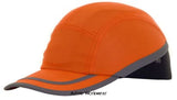 Orange Hi Vis Baseball Bump Cap EN812 safety bump cap  - Beeswift Bbsbc Accessories Belts Kneepads etc Active-Workwear Stylish fashionable baseball cap with ventilation holes. Fitted over a plastic shell providing lightweight head protection. Conforms to EN812 - 2012 