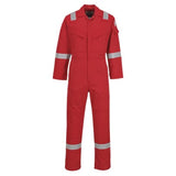 Bizflame aberdeen flame retardant coverall offshore hi vis - portwest ff50