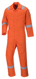 Bizflame aberdeen flame retardant coverall offshore hi vis - portwest ff50