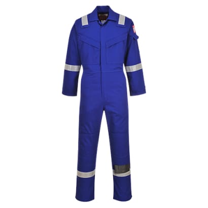 Bizflame flame retardant anti static hi viz boiler suit-coverall fras- fr50