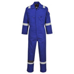 Bizflame flame retardant lightweight anti static hi viz coverall 280g fras - fr28