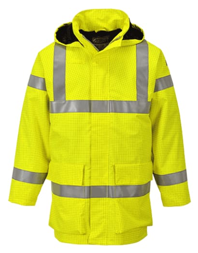 Bizflame flame retardant multinorm anti static hi-vis multi lite jacket - s774