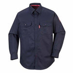 Bizflame inherent arc and anti static flame retardant shirt portwest fr89