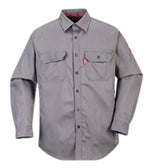 Bizflame inherent arc and anti static flame retardant shirt portwest fr89