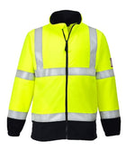 Bizflame inherent flame retardent anti static hi-vis fleece - fr31