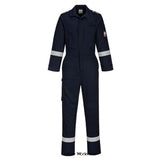 Bizflame plus flame retardant lightweight stretch panelled coverall -fr502