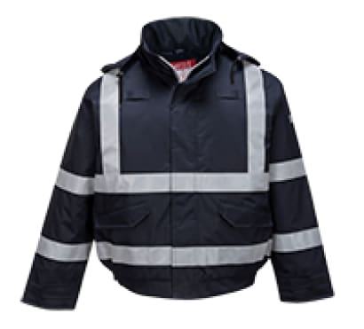 Bizflame rain waterproof flame retardent bomber jacket - portwest s783