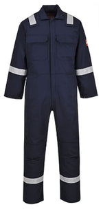 Bizweld flame retardant hi viz iona welding coverall portwest biz5