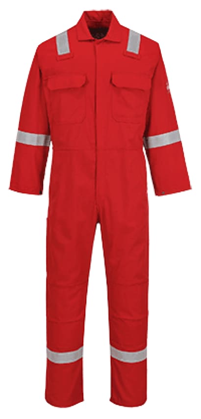 Bizweld flame retardant hi viz iona welding coverall portwest biz5