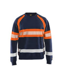 Blaklader class 1 high visibility premium sweatshirt - soft and comfortable