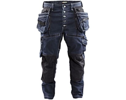 Blaklader 1999 Cordura Denim Stretch Work Trousers with Knee