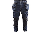 Blaklader 1999 denim stretch work trousers with knee & holster pockets