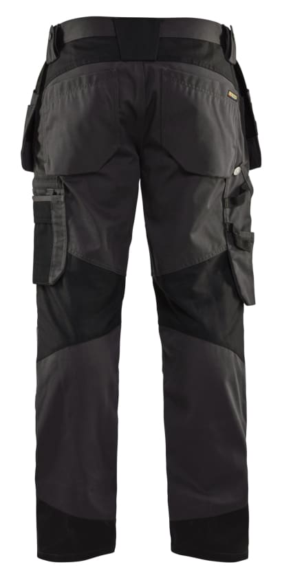 Blaklader craftsman flex floorlayer trousers in dark grey/black -1554