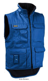 Blaklader Fleece Lined Bodywarmer / Gilet Multi Pockets - 3801 Workwear Jackets & Fleeces Active-Workwear Body warmer with fleece lining and water resistant finish. A perfect complement to your soft shell jacket, hoodie or fleece. Extended back to keep the lower back warm. Lined finish Extended back Front closure One-way plastic zipper Lining Fleece lining, Quilt lining Details Retractable ID-pocket