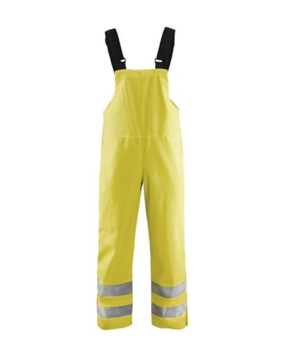 Blaklader heavy duty hi-vis waterproof bib overalls - 1386