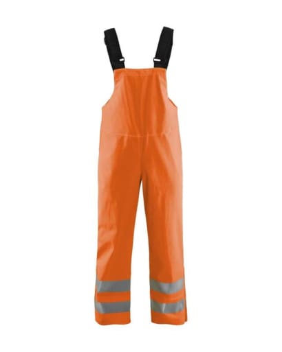 Blaklader heavy duty hi-vis waterproof bib overalls - 1386