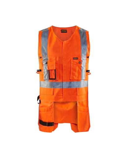 Blaklader hi-vis zipped tool vest nail pockets -3027