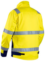 Blaklader hi visibility water repellent lightweight safety work jacket ris 3279 - 4064