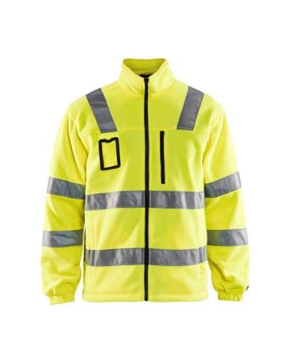 Blaklader high visibility fleece jacket with ergonomic fit and clever pockets