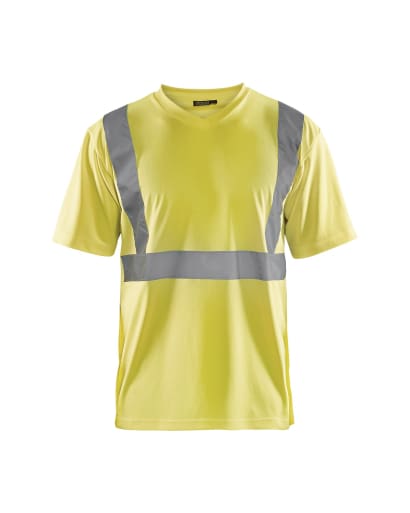 Blaklader high visibility reflective v neck tee shirt - 3313 1009