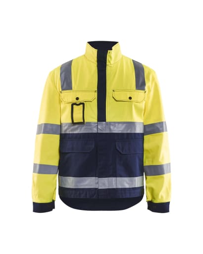 Blaklader high visibility safety work jacket with multiple pockets - 4023 (non-waterproof)