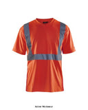 Blaklader high visibility v neck breathable tee shirt - 3313 1009