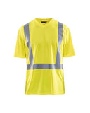 Blaklader high visibility v-neck work t-shirt - 3382 uv certified