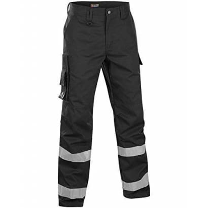 Blaklader 1451 high visibility water-repellent work trousers with multiple pockets