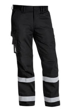 Blaklader 1451 high visibility water-repellent work trousers with multiple pockets