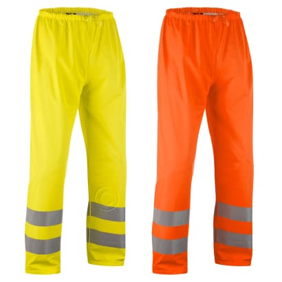 Blaklader high visibility waterproof overtrousers - class 1 rainwear -1384