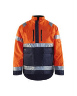 Blaklader high visibility winter quilt lined jacket - wind waterproof & breathable