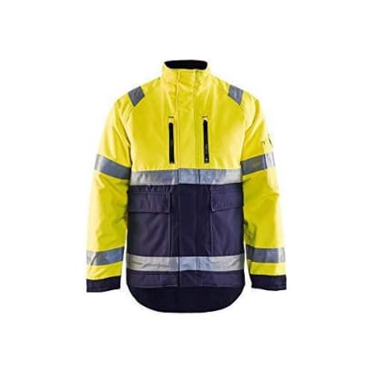 Blaklader high visibility winter quilt lined jacket - wind waterproof & breathable