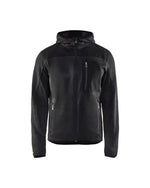 Blaklader knitted soft shell hybrid hooded jacket-4930