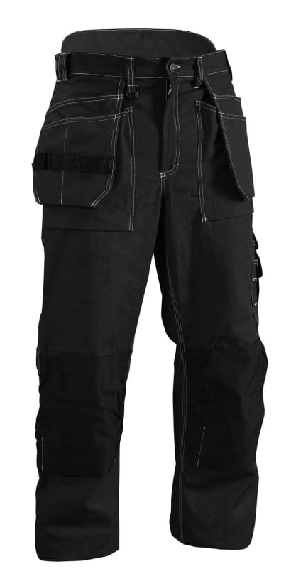 Blaklader 1515 cotton quilt lined winter work trousers with nail pockets